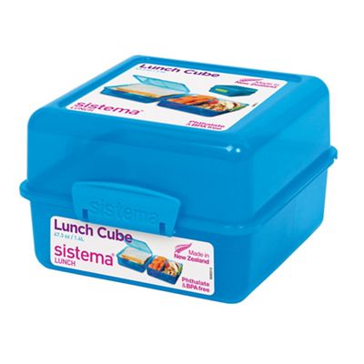 Lunch cube lunch box assorted colours